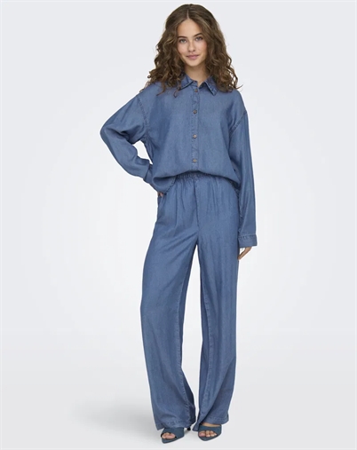 Only - Charis Life Skjorte - Medium Blue Denim 